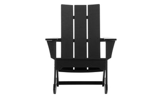 Polywood Black Adirondack Rocker 11
